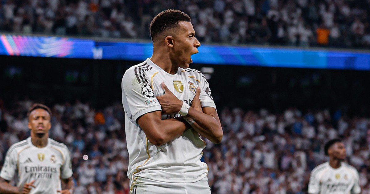 Mbappé brilha em dois momentos e garante triunfo do Real Madrid contra o Marseille