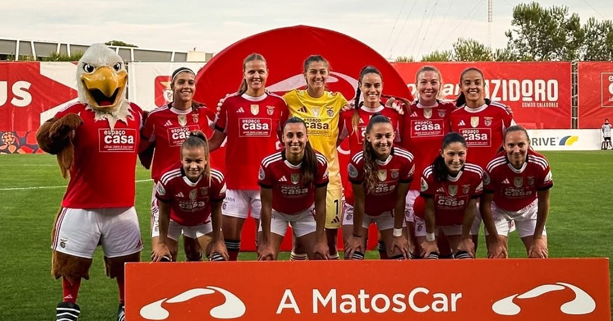 Benfica atropela Marítimo por 5-0 na Liga feminina