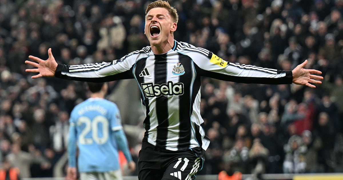 Gol de Rubens Dias não impede revés do Manchester City na viagem ao Newcastle