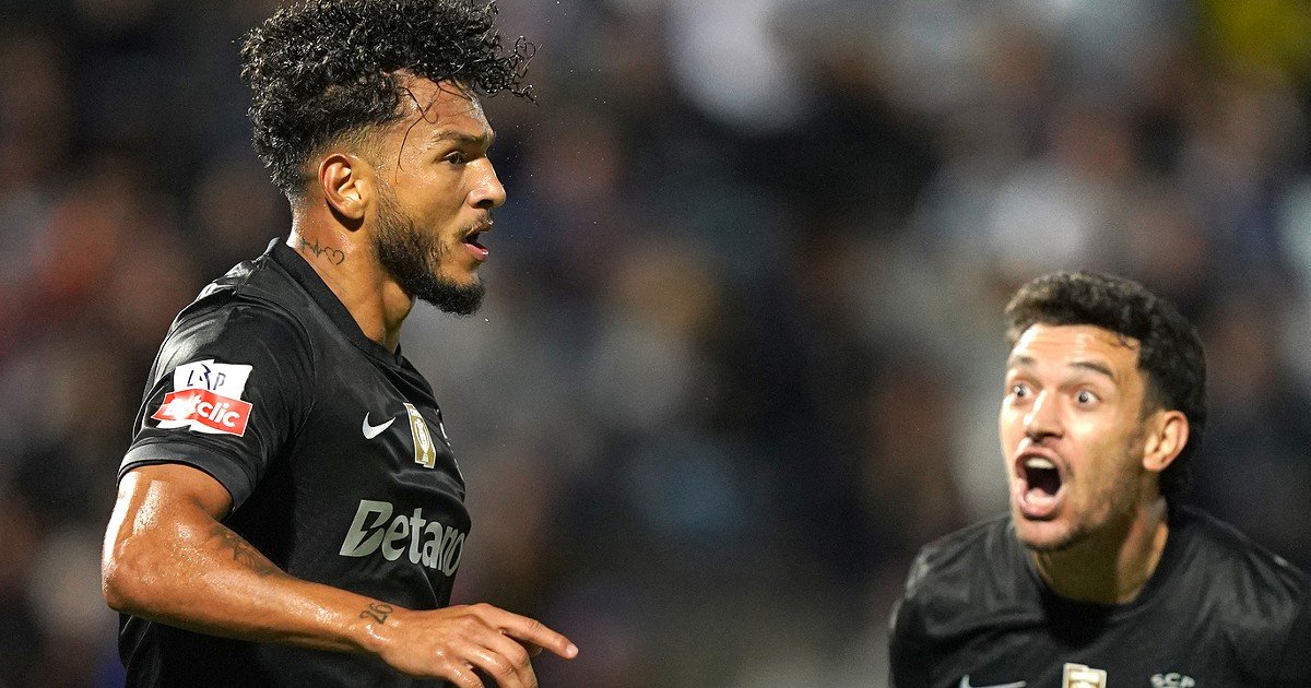 Sporting triunfa sem dificuldades em Tondela com tentos de Luis Suárez, Pedro Gonçalves e Quenda