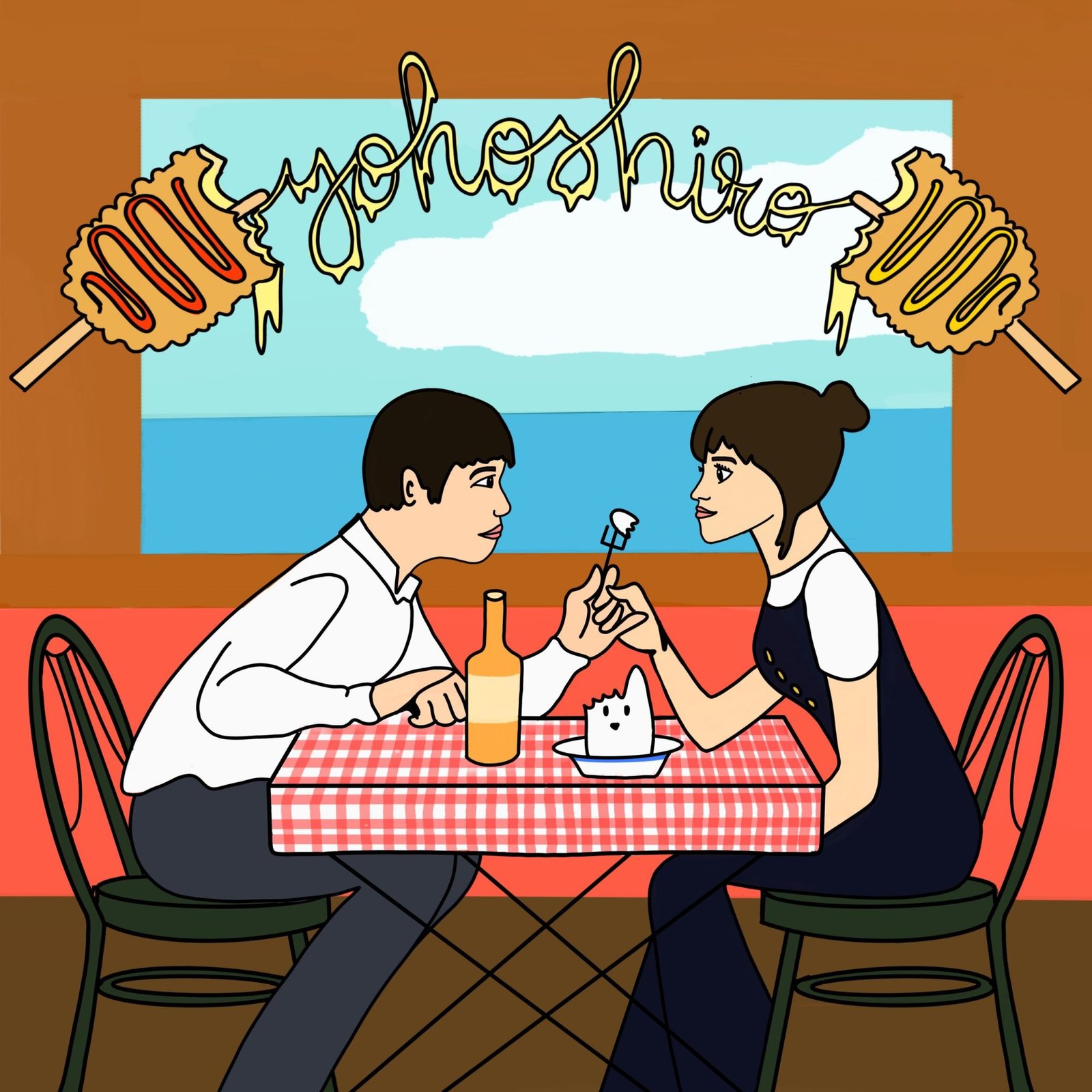 Hugo, o português habitualmente confundido com chinês, e a brasileira Thalita: a parceria que busca transformar a gastronomia da cultura k