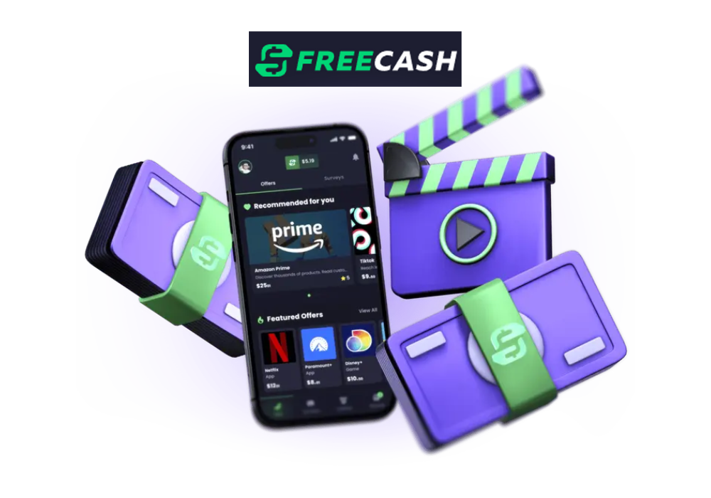 Freecash apresenta uma forma de ganhar dinheiro assistindo a filmes sem investimento inicial