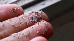 Uma quantidade surpreendente de plástico paira no ar da cidade