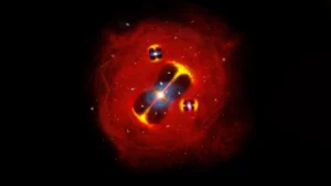 Algo estava injetando imensa energia em um jovem aglomerado galáctico.