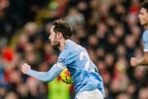 Bernardo Silva reage à conquista do Manchester City sobre o Arsenal e afirma: «O City proporcionou