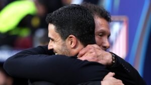 Novo Posição UEFA após igualdades entre Atlético Madrid e Arsenal na Liga dos Campeões